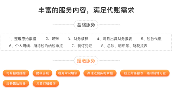 鄭州鄭東新區(qū)注冊(cè)公司代理記賬包括什么呀