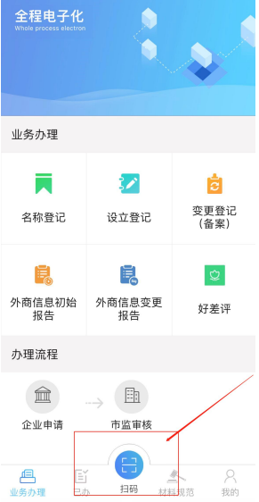 (河南省注冊(cè)分公司流程辦理之a(chǎn)pp掃碼登記河南全程電子化服務(wù)平臺(tái)