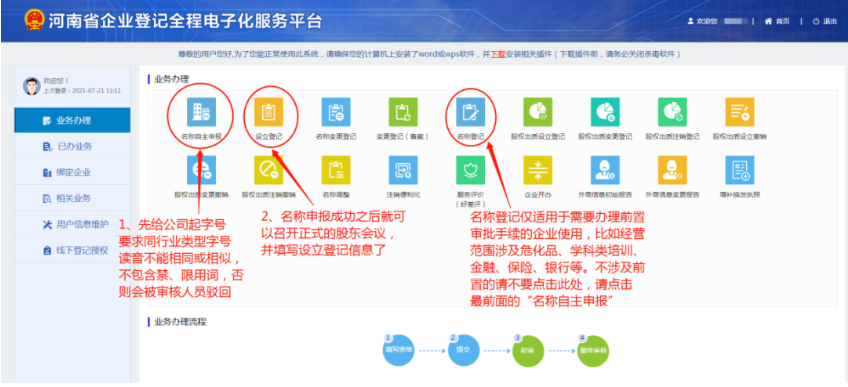 河南鄭東新區(qū)網(wǎng)上注冊(cè)分公司流程及費(fèi)用(河南省全程電子化分公司注冊(cè)流程)